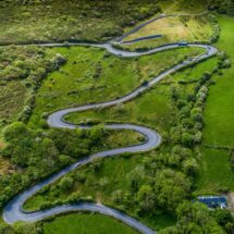 Guests enjoy scenic views of lush, winding countryside roads at our luxury hotel, offering tranquillity and nature access.